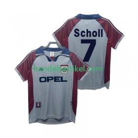 Bayern München Scholl 7 1999 Retro 3rd Trikotsatz 1998 Kurzarm